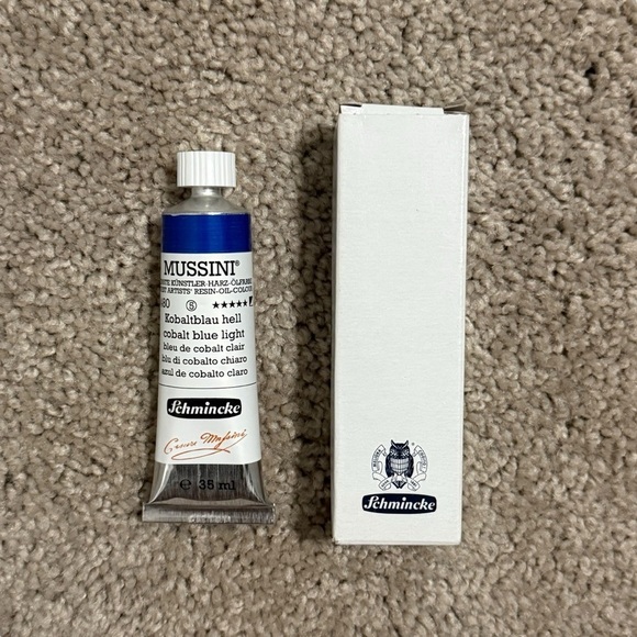 Schmincke Other - Mussini Schmincke Light Cobalt Blue Oil Color Paint 35ml Series 5 Professional
|